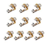 Gatuida 10Pcs Microphone Socket for Guitar Mic Support Easy to Install Microphone Holder for Stringed Instruments Durable Design for Enhanced Sound Projection