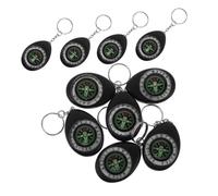 Gatuida 10pcs Mini Compass Keychain Lightweight Portable Pocket Survival Compass with Keyring for Hiking Camping Backpacking Navigation Tool