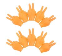 Gatuida 10pcs Mini Hands: Interactive Cat Toys Mini Hands - Pet Finger Gloves Pet Creative Toys - Funny Pvc Prop For Cat Teasing And Puppy Play