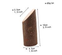Gatuida 10Pcs Mini Rustic Wooden Stumps Table Number Stubs with Printed Numbers Unique Natural Bark Tree Stands for Wedding Birthday Shower Party Decorations