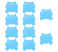 Gatuida 10pcs Miniature Laptop Set for Dollhouse, Foldable Blue Mini Computers, Pretend Play Electronics Accessories for Dolls and Dollhouse Scenes