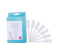 Gatuida 10pcs Oral Care Gauze Brushes Disposable Soft Dental Swabs for Newborns Boys Safe Mouth Cleaning White