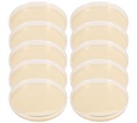 Gatuida 10pcs Petri Dishes with Lids Nutrient Agar Plates Science Equipment Glass Petri Dish Tools Laboratory Plant Cell Petri Dish, Excellent Growth Medium