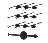 Gatuida 10pcs Plastic Arrow Game Pointers for Board Games Turntable DIY Accessories for Classroom Activities for Family Fun