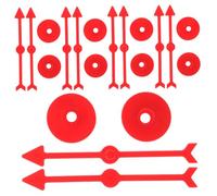 Gatuida 10pcs Plastic Game Arrows for Classroom Activities Rotating Game Arrow Interactive Teaching Tool for Develops Critical Thinking Teamwork