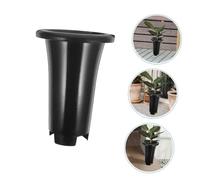 Gatuida 10pcs Plastic Orchid Plant Pots Extra Large Round Gardening Containers with Raised Height and Drainage Suitable for Succulent and Flower Growing Easy to Clean and Replant