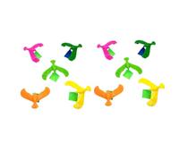 Gatuida 10Pcs Plastic Pyramid Balance Eagle for Early Learning Educational Gravity Bird Playthings for Brain Development and Skill Building Random Color