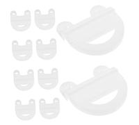 Gatuida 10pcs Plastic Wire Cage Clips Fixed Side Buckles for Small Pets Rabbit Chinchilla Hamster Cages for Easy Assembly and Use