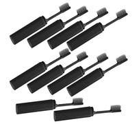 Gatuida 10Pcs Portable Foldable Soft Bristle Toothbrush Set with Travel Case, Lightweight Compact Toothbrush for Business Trip, Camping, and Vacation Use