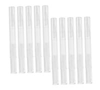 Gatuida 10pcs Refillable Nail Oil Twist Pens Transparent Empty Cuticle Oil Holder with Brush Tip Multi-functional Nail and Cuticle Care for Precise Application and Travel Use