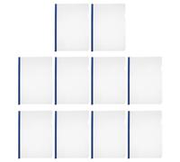 Gatuida 10pcs Report Covers with Sliding Bar, Clear Presentation Folders | A4 Project File Cover, Document Holder with Sliding Bar, Easy Visibility, Office Or School Use,