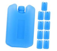 Gatuida 10pcs Reusable Water Filled Ice Packs for Air Conditioner Coolers Compact Freezer Blocks for Picnic Camping Travel Rapid Cooling and Food Drinks Preservation