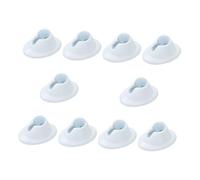 Gatuida 10pcs Silicone Nail Polish Bottle Holder Spill Organizer for Gel Polish Manicure Salon Home Use Nail Art Display Tools