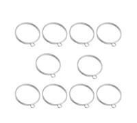 Gatuida 10pcs Silver Hollow Back Bezel Pendant Frames | Zinc Alloy Finish, Ready-to-hang Loops, Colourfast Design, for Crafters Creating Resin Charms at Home