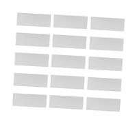 Gatuida 10pcs Silver Rectangular Acrylic Mirror Tiles for DIY Crafts Art Supplies for Wall Ceiling Scrapbooking Custom Decoration Cut Mosaic Stripes for Home and Design