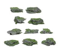 Gatuida 10pcs Simulated Rock Sand Table Building Model Railroad Scenery Lightweight Landscape Rock for Miniature Landscape Art Backyard Landscaping