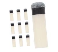 Gatuida 10pcs Slip Pool Cue Tips Replacement Durable Billiard Pool Stick Accessories for Snooker and Game Room Easy Installation Standard for Cues Suitable for Casual and Competitive Play