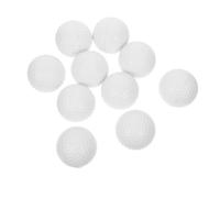 Gatuida 10pcs Solid Foam Practice Golf Balls Realistic Feel Indoor Outdoor Training Squeeze Balls for Backyard Stress Relief
