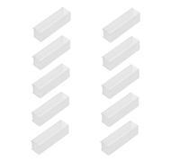 Gatuida 10pcs Spectrophotometer Cuvettes Transparent Glass for Experimental Glassware for Quantitative Analysis Laboratory Research and Reliable Measurements
