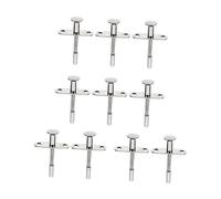 Gatuida 10pcs Spring Loaded Bolt Plunger Latches Stainless Steel Replacement for Cribs Cupboards Windows Cabinets with Strong Fixing and Resistance