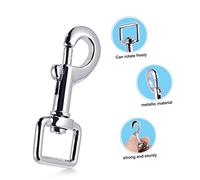 Gatuida 10Pcs Swivel Eye Bolt Snap Hook Clips Heavy Pet Leash and Key Hook for Dogs Multi Directional Tangle Design for Home Outdoor Use and Lifting Accessories Random Color