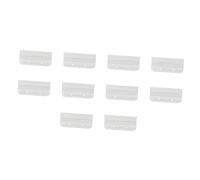 Gatuida 10pcs Thickened Plastic Hanging File Folder Tabs with Writable Inserts for Office School Home Document Organization Tear Resistant Filing Cabinet Compatible