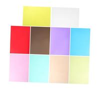 Gatuida 10pcs Transparent Iridescent PVC Film Rainbow Colored Cellophane Wrap for DIY Crafts Baskets Floral Decorations with Clear Visibility and Easy Handling