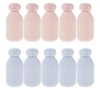 Gatuida 10pcs Travel Sub Bottles: 100ml Squeeze Bottles For Body Wash And Shampoo - Travel Refillable Lotion Containers - Portable Shower Gel Holder