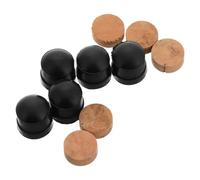 Gatuida 10pcs Trombone Water Key Cork Pads with Rubber End Bumpers and Support Feet Leak Prevention Accessories for Trumpet and Instrument Repair Easy Installation Kit