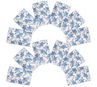 Gatuida 10pcs Vintage Blue Porcelain Wrapping Paper Cotton Print Tissue for Boxes Festival Decoration Craft Projects