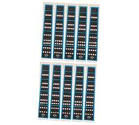 Gatuida 10pcs Violin Scale Stickers Fingerboard Note Decals for Beginners Easy to Tear and Resistant Violin Fretboard Indicators Learning Aid