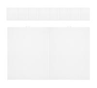 Gatuida 10pcs White Plastic Mesh Canvas Sheet for Needlepoint, Adjustable Sizing with Smooth Burr-Free Surface, for Home Décor Stitching and Classroom Teaching Crafts