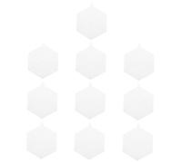 Gatuida 10pcs White Plastic Mesh Sheets Stiff Canvas for Yarn Crafting DIY Knit Crochet Projects Smooth Surface with Neat for Cross-Stitch Cup Mats Bookmarks Multipurpose Embroidery