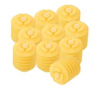 Gatuida 10pcs Yellow Pet Squeaker Dog Toy Replacement Noise Maker Bubble Blower Trumpet Whistle Accessories for DIY Repair and Boys and Girls Play