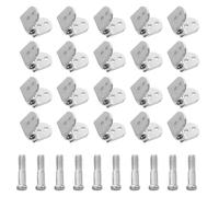 Gatuida 10sets Eyeglasses Hinge Repair Parts for Spectacles Eyeglass Tightening Kit Replacement Hinges and Screws for DIY Home Repairs Reading Glasses and Sunglasses