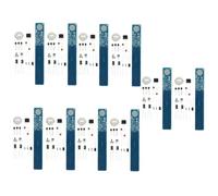 Gatuida 10sets Metal Detector DIY Soldering Kit Solder Practice Supplies Electronic for Learning