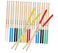 Gatuida 12 Pairs Non-Slip Drumsticks Set 7A Wood Anti-Slip Coating Six Colours Suitable for Beginners Kids and Adults Versatile for Drum Kits and Jazz Drums