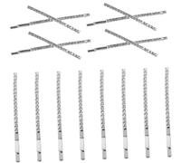 Gatuida 12 Pcs Rhinestone Hair Clips X Shaped Metal Bobby Pins Classic Delicate Design Not Easy to Deform Adorned with Rhinestone for Daily Using and Banquet