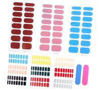 Gatuida 12 Sheets Glitter Manicure Nail Stickers for Women Full Decorative Nail Art Decals Easy to Apply Pure Color for Stylish and Fashion Accessory