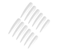 Gatuida 120PCS Long False Nail Tips Pointed Fake Nail Extensions Salon Use 12PCS per Pack 10 Packs Set