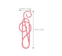 Gatuida 120pcs Musical Note Shape Paper Clips Funny Cute Clef Paperclips Bookmark Planner Clip for Office Supplies School Decoration