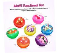 Gatuida 120pcs Plastic Gumball Machine Capsules Reusable Semi-transparent Prize Balls for Birthday Parties Holiday Presents Family Gatherings and Vending Machines