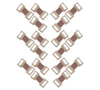 Gatuida 120pcs Skin Color Elastic Bandage Wrap Clips with Aluminum Buckles Comfortable Stretch Design for Sports and Medical Use Replaceable Fastener Gripper for Secure Fixation