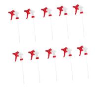 Gatuida 12pcs Adjustable Manual Pressure Sprayer Nozzles for Bottles Lightweight Red Garden Water Spray Nozzle Fine Mist Distribution for Indoor and Outdoor Plant Watering