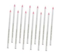 Gatuida 12Pcs Auto Disappearing White Tailoring Pens High Temperature Fading Markers for Professional Tailors Multi Purpose Sewing Crayons with Transparent Initial Marking and Eco Friendly