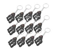Gatuida 12pcs Cute Gorilla Keychain Hanging Charms for Birthday Animal Party Favors Portable Small Pendant Key Ring Decorations for Bags Backpacks