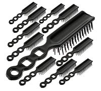 Gatuida 12pcs Detangling Paddle Combs Set for Women Comfortable Massage Hair Brushes Durable Hairdressing Combs for Wavy Curly Hair Portable Lightweight for Home Travel