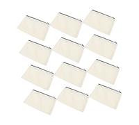 Gatuida 12pcs DIY Sublimation Blank Makeup Bags Portable Travel Cosmetic Storage Heat Transfer Design for Personalization for Gifts and Organizing