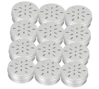 Gatuida 12Pcs Dog Scent Training Containers Small Aluminum Scent Tins with Pet Nose Work Tool for Puppy and Adult Dog Detection and Search Training