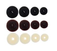 Gatuida 12pcs Donut Bun Makers for Girls Women Chignon Maker Hair Accessories for Parties and Daily Use